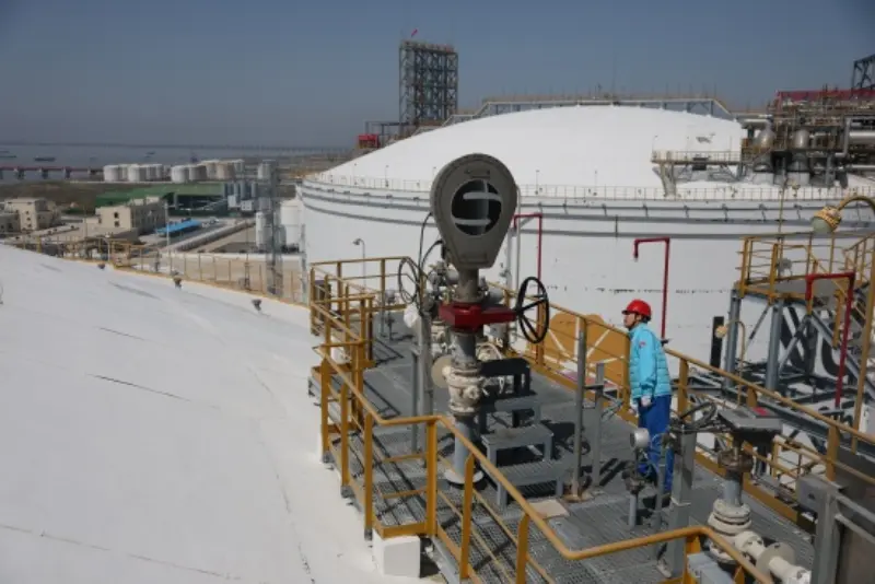 Das LNG-Empfangsterminal hat über 100 Milliarden Kubikmeter Erdgas ins Ausland transportiert