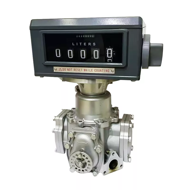 Kraftstoffflussmeter mit Zähler